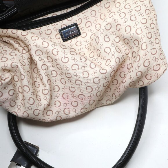 Guess Cassia Black Faux Leather Satchel Shoulder Bag Purse - Picture 8 of 12